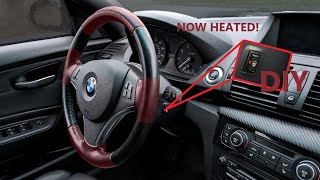 BMW 1 series heated steering wheel retrofit (E8X)(first ever?)