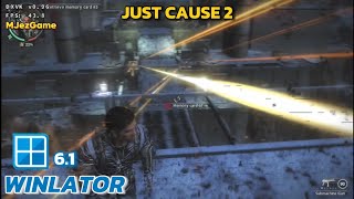 Winlator 6.1 - Gameplay Just Cause 2 - Windows