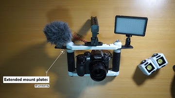 My new added mount plate to the 3D printed rig. info inside :-)