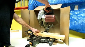 Cheapest  DIY Dust Collection for the Miter Saw