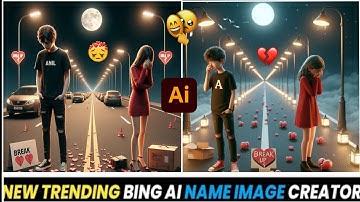AI Break-Up Photo Editing 💔😭 bing image creator breakup || breakup ai image generator