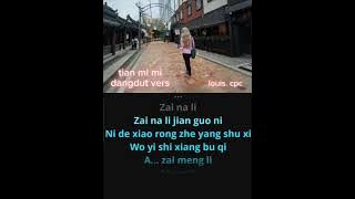 tian mi mi dangdut version - karaoke female key