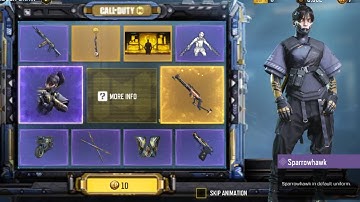 Moonlit Dagger Draw | Legendary SKS Luminary & Sparrowhawk | COD Mobile | CODM
