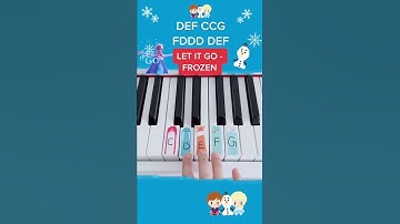 Thumbnail of Super Easy Disney Frozen Song - Let It Go #howtoplaypiano #easypianotutorial #disneyfrozen #letitgo