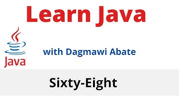 68) Learn Java with Dagmawi-Abate; Packages; Amharic