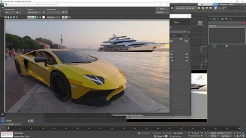 3DS MAX Videocourse - 20 - Rendering Objects, IBL Image Based Lighting, Background, Reflection