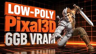 Generate Now Low-Poly Characters on 6GB VRAM! (Free & Local)