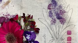 Part 8 Vol 6 Field Notes - Tribute to Edith Holden & By the Sea journal’s  #roxysjournalofstitchery