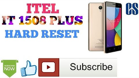 ITEL IT 1508 PLUS HARD /PATTERN HARD RESET