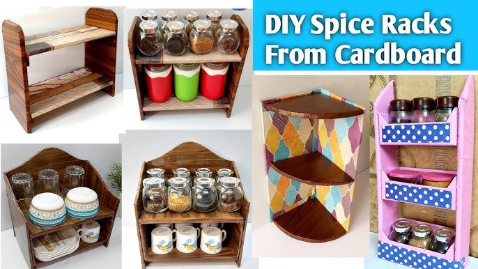 13 DIY Spice Rack Ideas for an Organized Kitchen