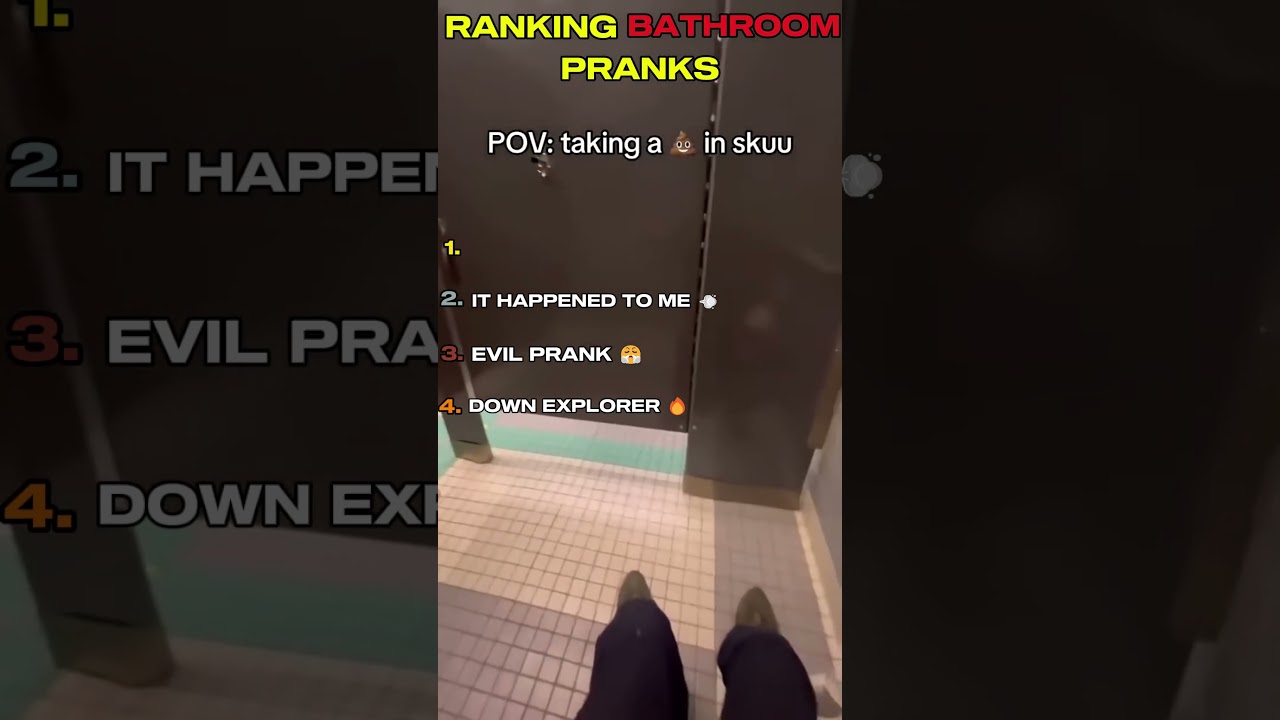 ULTIMATE BATHROOM PRANKS RANKING