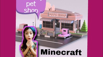 Minecraft Tutorial: How To Make A Pet Store 2020 City Tutorial