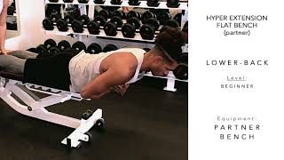 Hyper Extensions Flat Bench