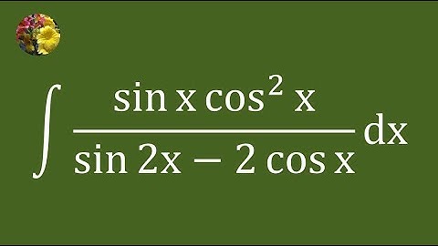 Evaluating the indefinite integral using elementary techniques (Mis-3306)