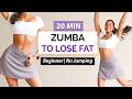20 MIN ZUMBA DANCE WORKOUT FOR WEIGHT LOSS - Full Body Fat Burn, No Jumping