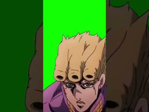 Giorno snap finger green screen