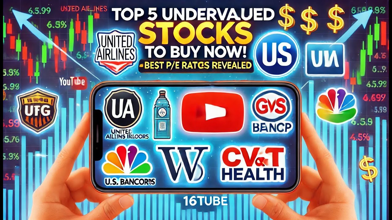 Top 5 Undervalued Stocks to Buy Now! 🚀 (Best P/E Ratios Revealed) - YouTube