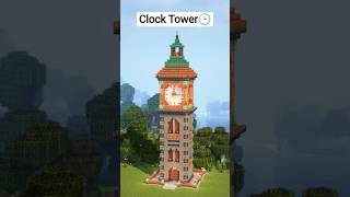 Minecraft Clock Tower🥐 #minecraft