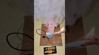 DC Motor Smoke Machine Experiment | Simple DIY Project