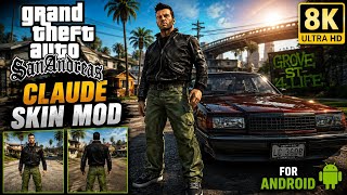 CLAUDE SKIN MOD IN GTA SA ANDROID | GTA 3 CLAUDE MOD FOR GTA SAN ANDREAS CLAUDE SKIN MOD IN GTA SA ANDROID | GTA 3 CLAUDE MOD FOR GTA SAN ANDREAS
