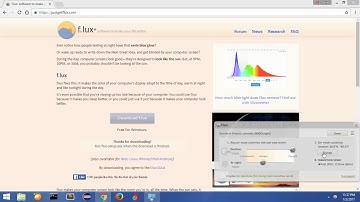 Reduce computer eye strain
