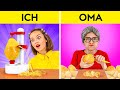 ICH VS. OMA || TikTok Küchen-Gadgets VS. Hacks Challenge Viral &amp; Nützlich auf 123 GO!