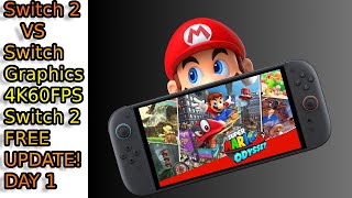 Nintendo Switch 2 Vs Switch - Super Mario Odyssey! 4K60FPS Looks Amazing!