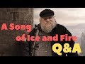 A Song of Ice and Fire open Q&A livestream