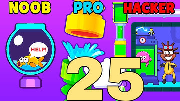 NOOB vs PRO vs HACKER in Flow Legends ❤️ All Levels Gameplay, NEW Games iOS, Android