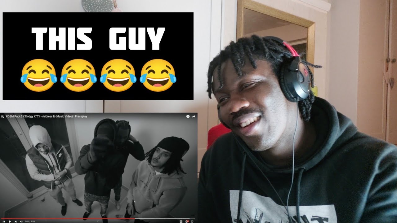 He'd been waiting to say that,😭#CGM Rack5 X Dodgy X T.Y - Address It Reaction