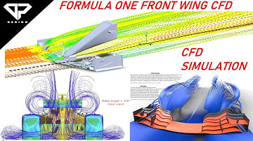 CFD Simulation of Formula one Front wing in Solidworks Tutorial | Aerodynamic Simulation | DP DESIGN