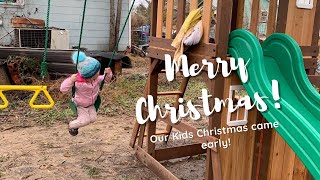 Swing Set (Set Up) Time Lapse Video!