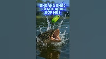 Khoảnh khắc cá lóc bông táp mồi của anh thợ câu cá