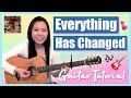 "Everything Has Changed" - Taylor Swift EASY Guitar Tutorial [Chords/Strumming/Cover]