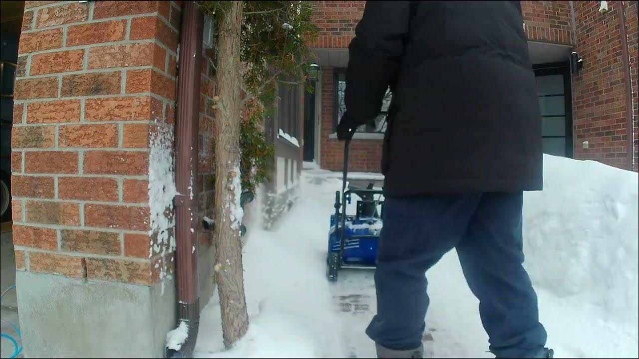 2022 12 25 26 Snow Clearing with my Snow Joe YouTube