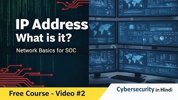 IP Address Explained | Networking Basics for Cybersecurity & SOC | Free Course Part 2