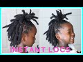 INSTANT LOCS ON TODDLER | NO EXTENSIONS TUTORIAL