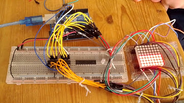 Arduino and 8x8 LED matrix (w/MAX7219)