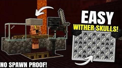 Easiest Wither Skeleton Farm in Minecraft Bedrock 1.21 (NO Spawn Proof)