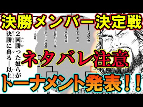 【テニスの王子様】【ネタバレ注意！！】遂に『決勝メンバー決定戦』のトーナメントが判明！！ 『リョーマvs◯◯』や『跡部vs◯◯』など衝撃の組み合わせが多数！！【新テニスの王子様】【解説】