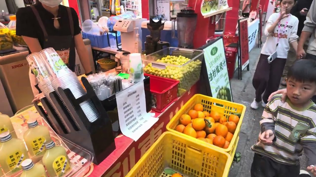 China Huizhou’s Hottest Commercial Street! How Busy Is Shuǐdōng Street During the Day? 4K