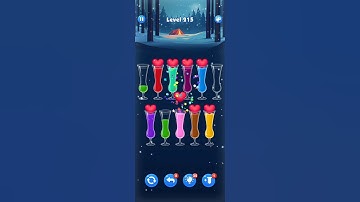 water Sort Puzzle Game Level #215 #coloursorting #shorts #challenge #logicpuzzles #playandearnmoney