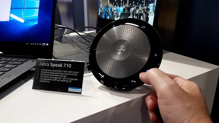 Jabra Speak 710 Microsoft Teams Button in Action