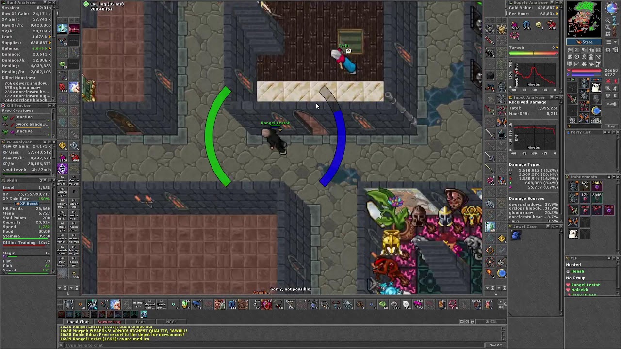 Tibia - Ek 2700 Top Ek Global - Bom Dia Amigões!!!! Essencias Hoje