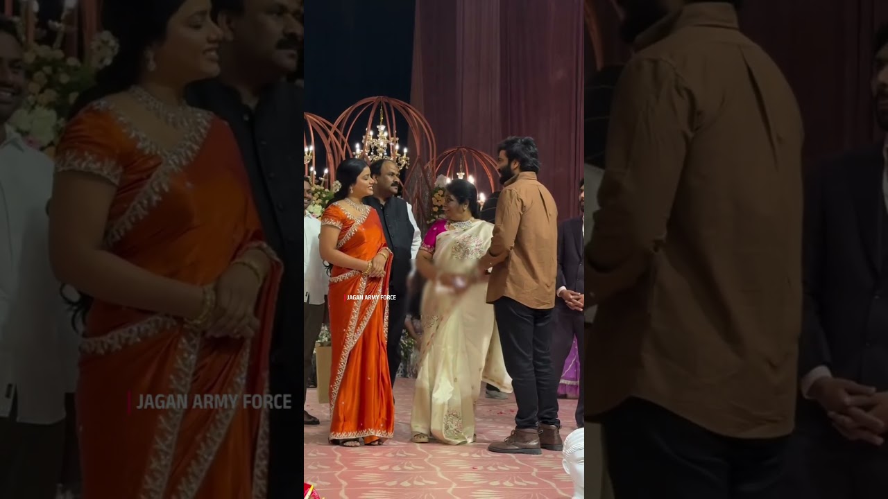 cheerful moment from the private wedding event — Sumaya Reddy and Byreddy Siddarth Reddy