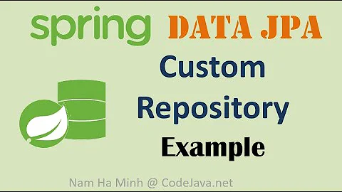 Spring Data JPA Custom Repository Example