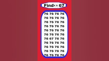 #Find the odd number 67 🧐🤯😵‍💫🤔 #Math puzzle 🧩🧩 #Challenge #Subscribe the channel for more puzzles.