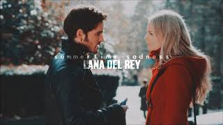 ( slowed down/pitched ) summertime sadness