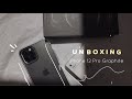 IPHONE 12 PRO Graphite unboxing + setting up w/ accessories (AESTHETIC)  ✨ | Philippines