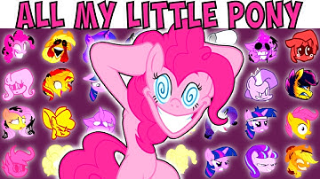 ALL MY LITTLE PONY TEST | FNF Character Test | Gameplay VS Playground
